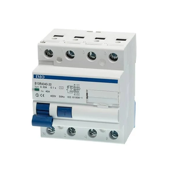 IMO B10R4032-30 Fi relé 10kA, 30mA, 3P+N, 32A, 415VAC (B10R4032-30)
