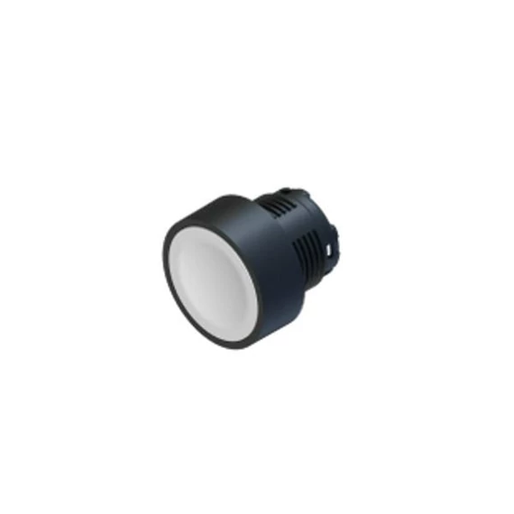 COMEPI ECX Műanyag M22 nyomógomb, fehér, IP65 (ECX4105)