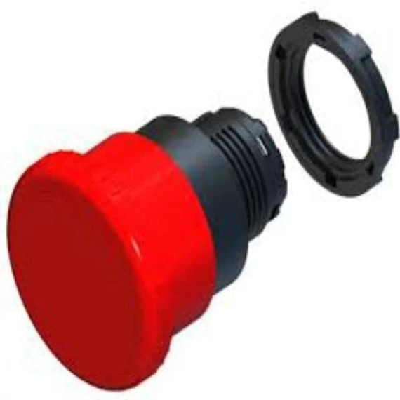 COMEPI ECX Gomba nyomógomb, fi60mm, reteszelés, M22, IP65, piros (ECX4136)