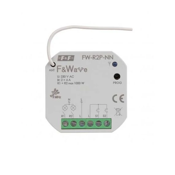 FF FILIPOWSKI FW-R1P-NN Relé hagyományos elektromos berendezésekhez, 4A, 230VAC, 60 mm dobozban (FW-R1P-NN)