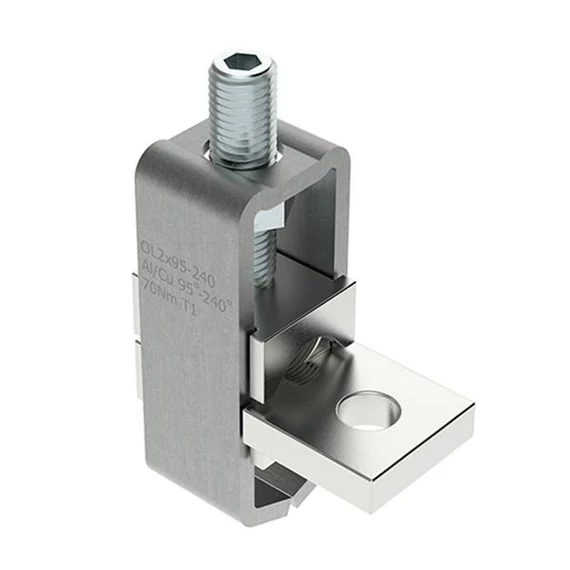 MOREK OL 240-2 Bekötő kengyel, Al/Cu 2x95-240 mm2 (MAJ2240E10)