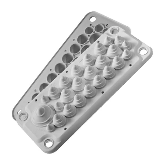 MOREK Kábelbevezető, LMC25, IP54, RAL7035 szürke (104335) (MBA3F25L11)