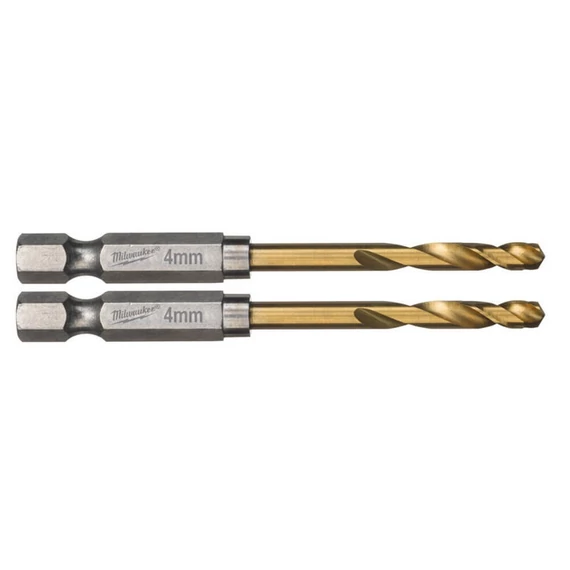 Milwaukee Fémfúró Shockwave HSS-G TiN 4mm - 2 db (48894708)