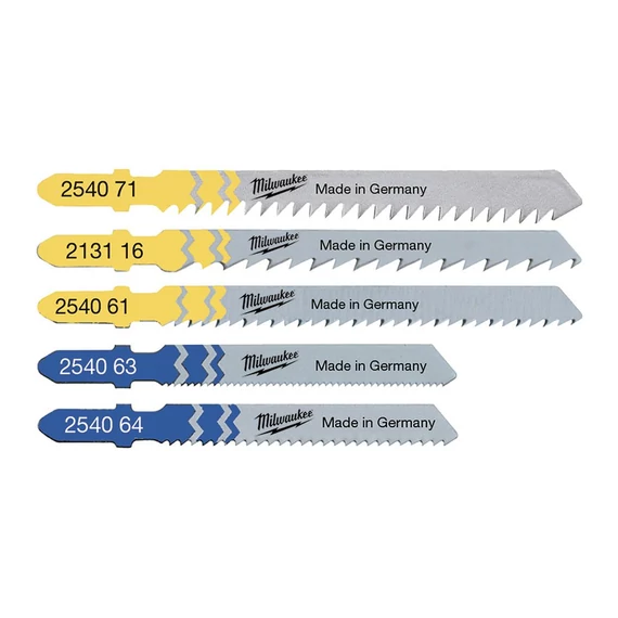 Milwaukee Szúrófűrészlap szett 5 db (Fa, PVC, Fém) (4932345825)
