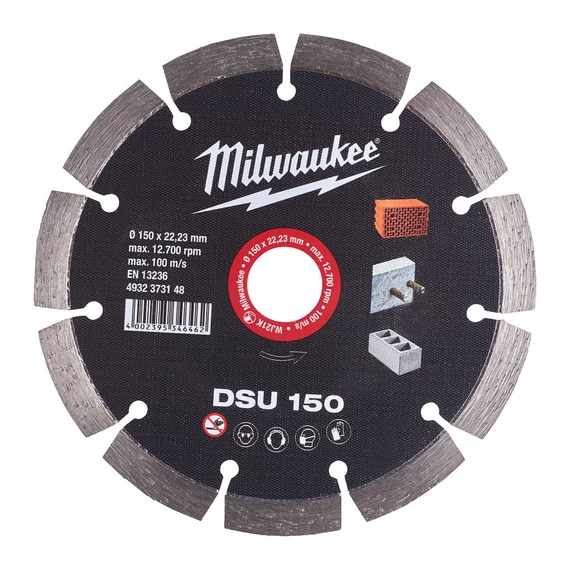 Milwaukee Gyémánt vágótárcsa DSU 150 mm (4932373148)