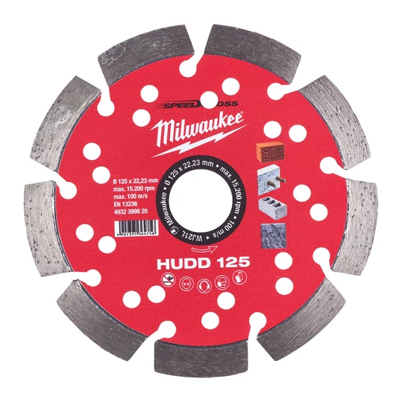 Milwaukee Gyémánt vágótárcsa HUDD 125 mm (4932399820)