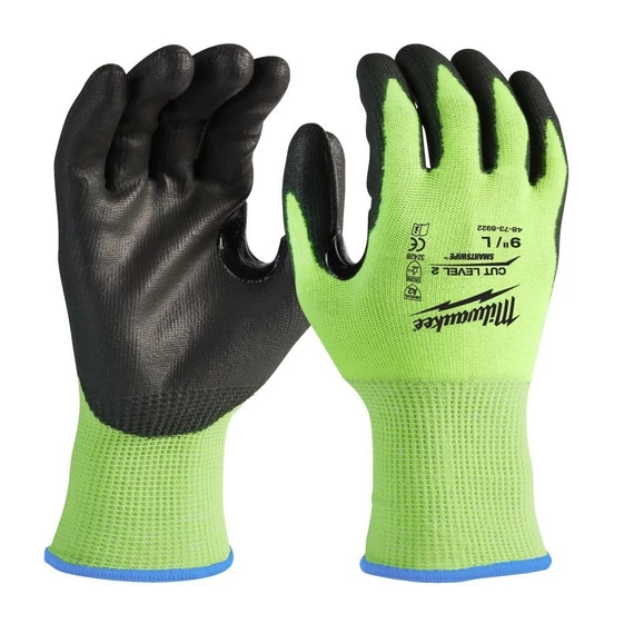 Milwaukee Hi-Vis Vágásbiztos kesztyű 2/B - XXL/11 - 1 pár (4932479925)