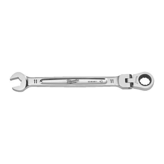 Milwaukee MAX BITE™ csuklós fejű racsnis csillag-villáskulcs 11 mm (4932480184)