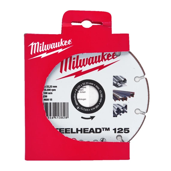 Milwaukee Gyémánt vágótárcsa STEELHEAD 125 (4932492015)