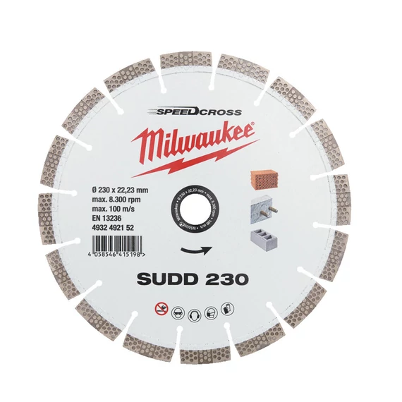 Milwaukee Gyémánt vágótárcsa SUDD 230 mm (4932492152)