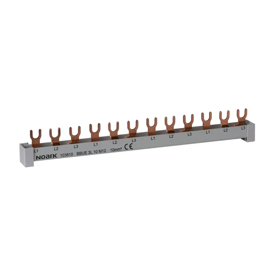 NOARK BBU 3L 10 M12 EC Sorolósín villás 3F 10mm2 63A 12modul végzáróval (101450)