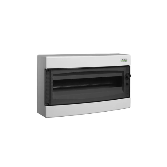 NOARK PNS 18T Lakáselosztó falon kívüli, 18modul, füstszínű ajtóval, 1sor, IP40, 236x396x112mm (101499)
