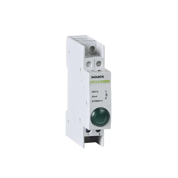 NOARK Ex9PD1g 230V AC/DC Jelzőlámpa mod 230V AC/DC 1 zöld LED (102443)