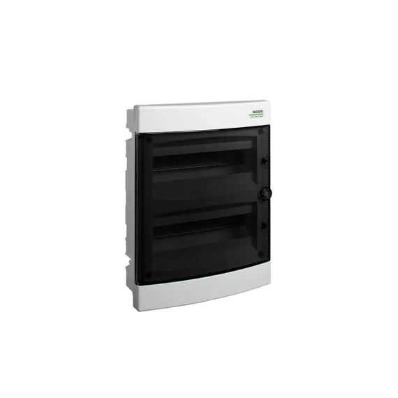 NOARK PNF-HW 24T Lakáselosztó süllyesztett, 24 modul, 2x12modul, füstszínű ajtóval, IP40, 351x282x99mm (106168)