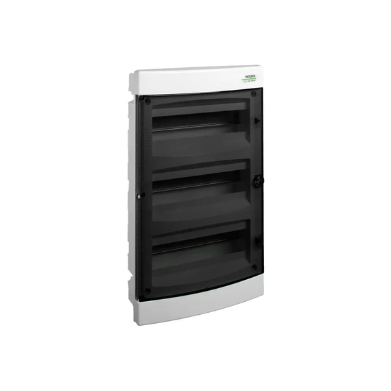 NOARK PNF 3x18T Lakáselosztó süllyesztett, 54 modul, 3x18modul, füstszínű ajtóval, IP40, 511x393x106mm (106198)