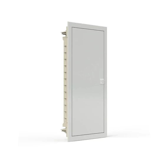 NOARK PMF 48 Lakáselosztó süllyesztett, 48 modul, fehér fémajtóval, IP40, 4x12modul, 717x346x88mm (107104)