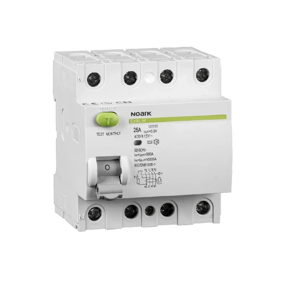 NOARK Ex9L-H 4P 40A A 30mA Fi-relé 4pol 40A 30mA 10kA A (108206)