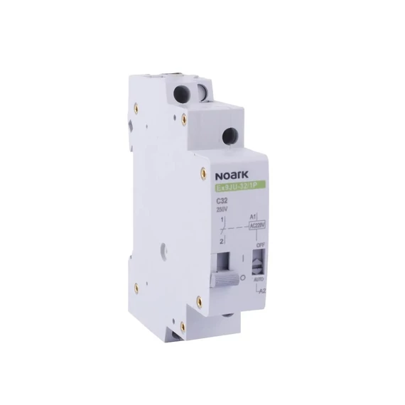 NOARK Ex9JU-16/1P AC230V Impulzus relé 16 A coil 230V AC 1pol (110261)