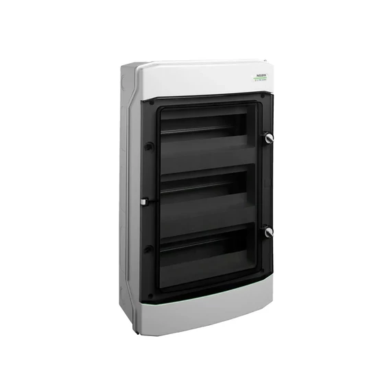 NOARK PHS 48T Lakáselosztó falon kívüli, IP65, 4sor, 4x12modul, 664x319x144mm (110814)