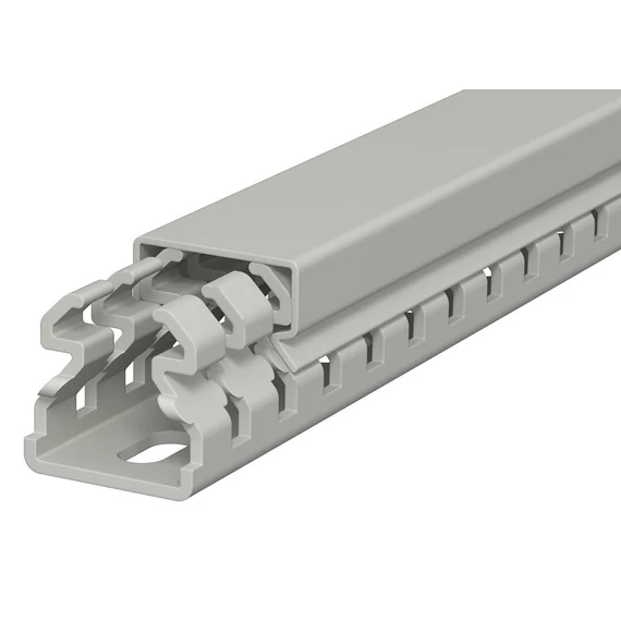 OBO Bettermann LKV 25025 vezetékrendező csatorna 25x25x2000 kőszürke (6178302)