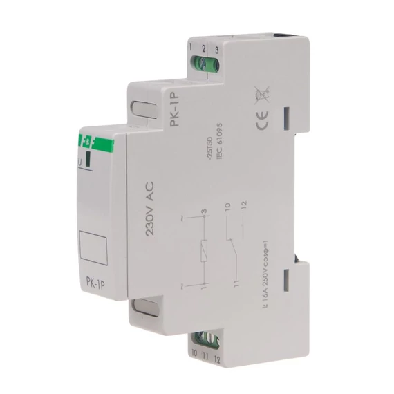FF FILIPOWSKI PK-1P/230 Moduláris relé, 16A, 230VAC, 1C/O (PK-1P-230V)