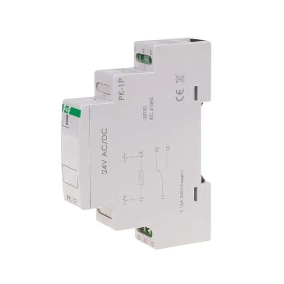 FF FILIPOWSKI PK-1P/24 Moduláris relé, 16A, 24VAC, 1C/O (PK-1P-24V)
