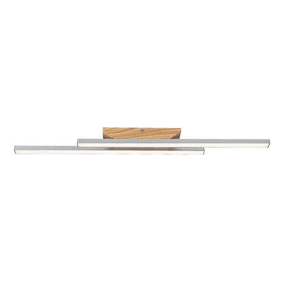 RÁBALUX Tamur beltéri mennyezeti lámpa LED21W, L80cm, fa/fehér (71084)