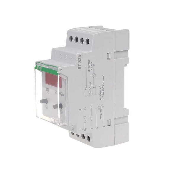 FF FILIPOWSKI RT-826 Termosztát sínre érzékelővel, -25÷130C (RT-826)