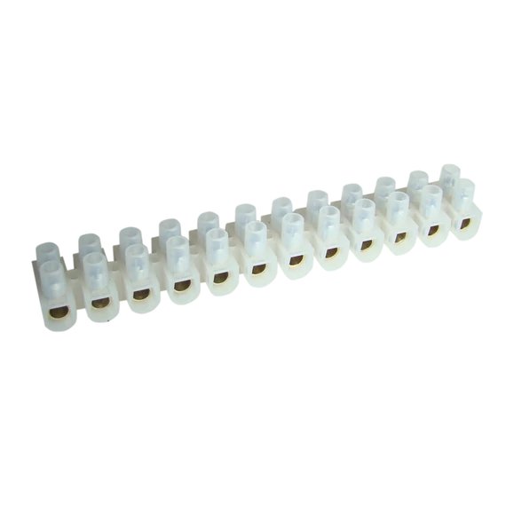 TRACON Flexibilis sorozatkapocs, U profil, 12 tag, natúr, 2,5mm2, 450VAC, 16A, PE (S3A-U)