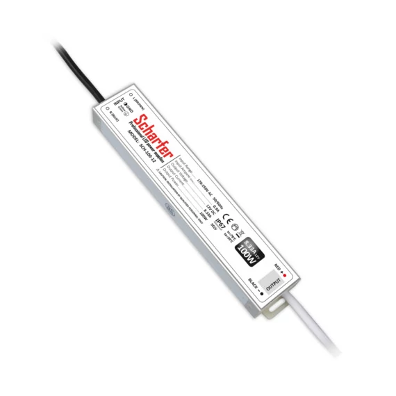 SCHARFER LED tápegység SCHARFER, 100W, 12V DC, 170-250V/AC, IP67 (SCHA-100-12)