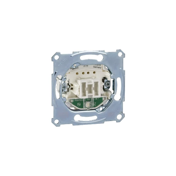 SCHNEIDER ELECTRIC MERTEN Egypólusú kapcsoló, jelzőfénnyel, rugós bekötés, 10AX (MTN3131-0000)