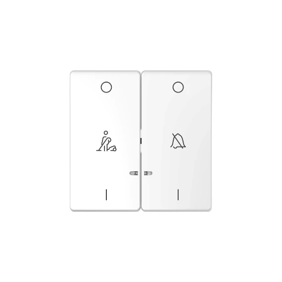 SCHNEIDER ELECTRIC MERTEN Dupla billentyű, szállodai funkciókhoz, D-Life, lótuszfehér (MTN3429-6035)