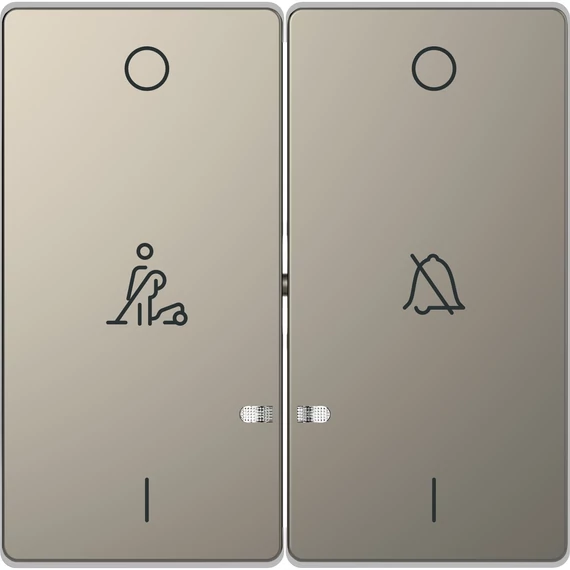 SCHNEIDER ELECTRIC MERTEN Dupla billentyű, szállodai funkciókhoz, D-Life, nikkel (MTN3429-6050)
