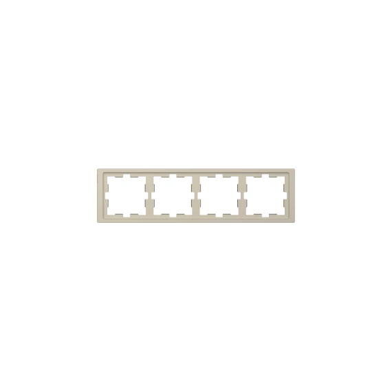SCHNEIDER ELECTRIC MERTEN D-Life négyes keret, szahara (MTN4040-6533)