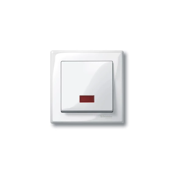 SCHNEIDER ELECTRIC MERTEN Billentyű, szimbólumokhoz, System-M, polárfehér (MTN432819)