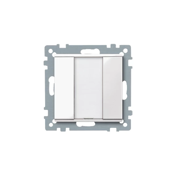 SCHNEIDER ELECTRIC Merten-KNX 1-es nyomógomb , SystemM, polárfehér, fényes (MTN617119)