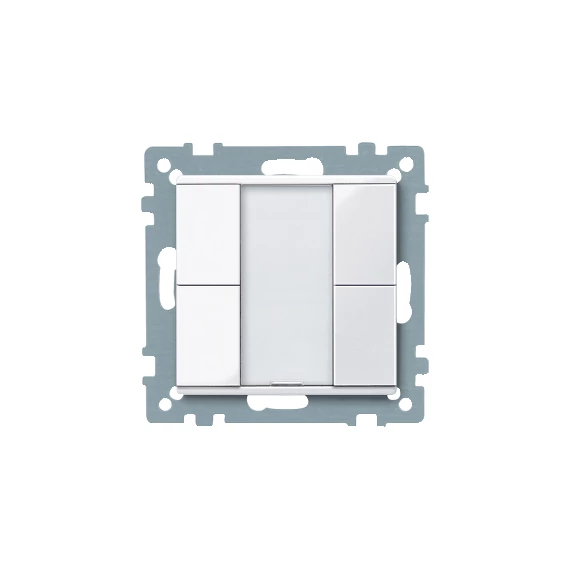SCHNEIDER ELECTRIC Merten-KNX 2-es nyomógomb , SystemM, aktív fehér, fényes (MTN617225)