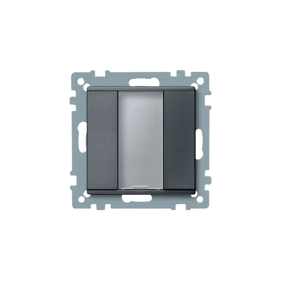 SCHNEIDER ELECTRIC Merten-KNX 1-es nyomógomb , SystemM, antracit (MTN627514)