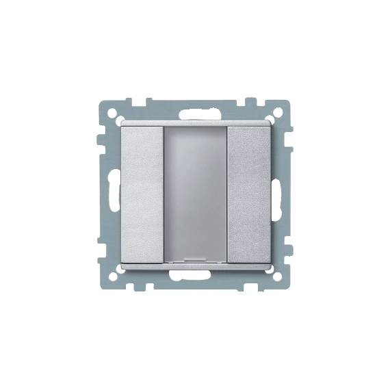 SCHNEIDER ELECTRIC Merten-KNX 1-es nyomógomb , SystemM, alumínium (MTN627560)
