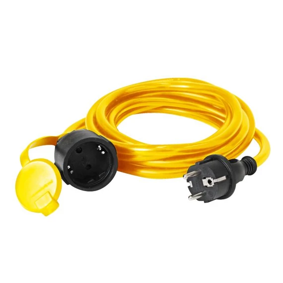 Somogyi Elektronic Home Kültéri hosszabbító, 25 m, AT-N07V3V3-F 3G1,5 mm2 kábel, IP44, olaj és UV-álló, -35°C-ig hajlékony, 230 V~/16A/3680W (NV 8V3-25)