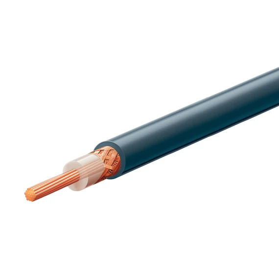 USE Koax kábel, fekete, 50 ohm, Ø5 mm, 100 m/tekercs (RG 58)