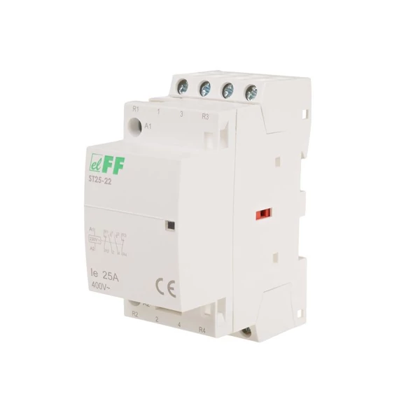 FF FILIPOWSKI ST25-22 Moduláris kontaktor, 25A, 2NC+2NO, 2 modul (ST25-22)