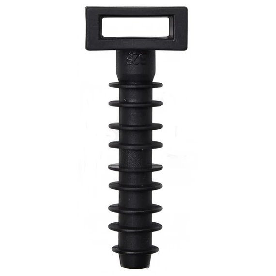 TRACON Beüthető kábelkötegelő tipli, d8mm, 10,3x3,2mm, PA6.6 (9843)