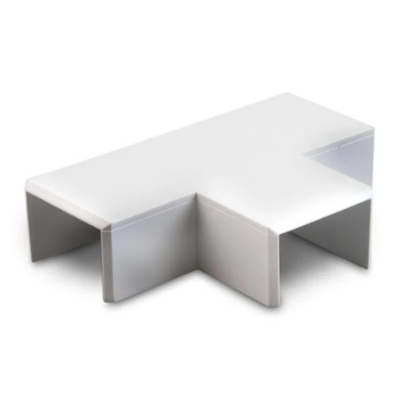 DIETZEL UNIVOLT ST 16/40-16/40 fehér T-idom az MIK kábelcsatornákhoz, UV-álló, -5°C/+60°C (004972)