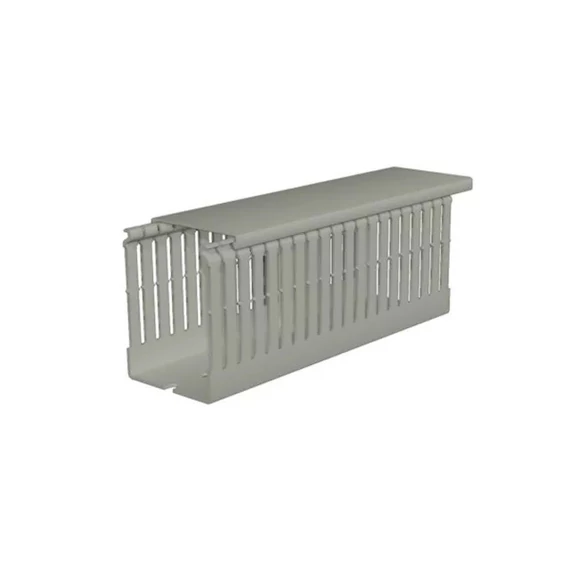 WEIDMÜLLER CD 80X25 4/6 GY Kábelcsatorna Perforált 2 m x 25 mm x 80 mm + fed - 2m/db (2589180000)