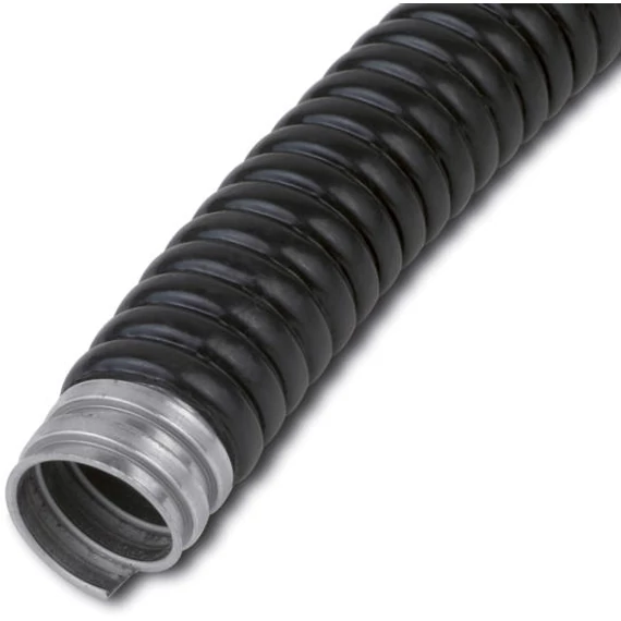 DIETZEL UNIVOLT DE331S 13 25M FEK, SG-S-P fém gégecső, PVC köpeny, >750N, -25°C/+80°C, UV-álló, átm. 17/13mm, fekete (005990)