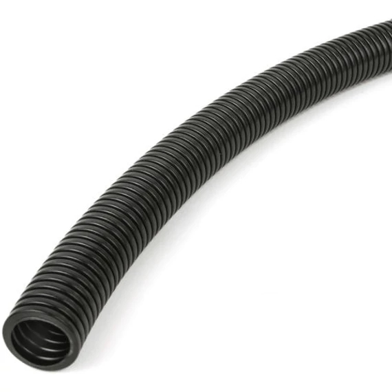 DIETZEL UNIVOLT HFXP-HT 25 FEK 50M hal.mentes gégecső, PC, lépésálló >750N, hideg és hőálló, -45°C/+150°C, fekete (011303)