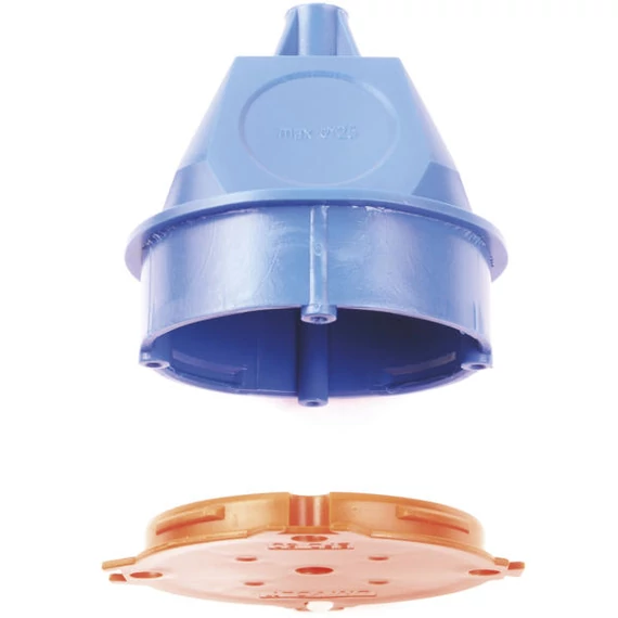 DIETZEL UNIVOLT DAL betondoboz komplett (DALT60, BFD60), 60/71mm, M5 menetes betéttel (026305)