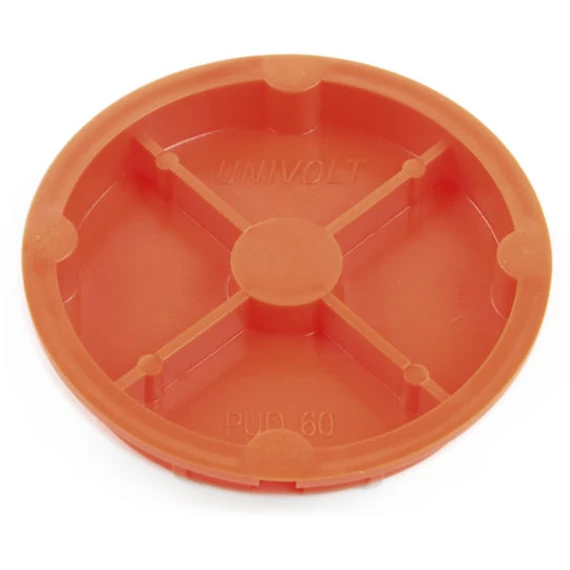 DIETZEL UNIVOLT PUD 60 vakolófedél, betondobozokhoz, átm. 60mm, -25°C/+105°C (026315)