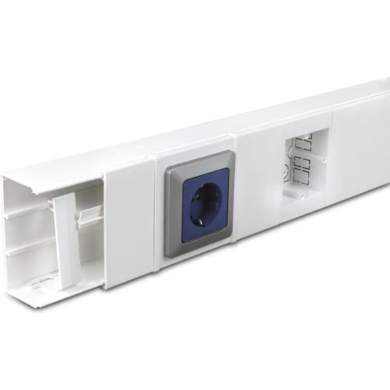 DIETZEL UNIVOLT MAK 50/50 FEH 3/12M kábelcsatorna, fedéllel, PVC, >1250N, IP40, -25°C/+60°C (036996)